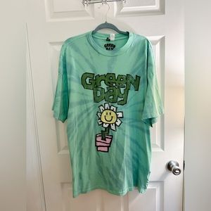 Oversized Green Day graphic tee